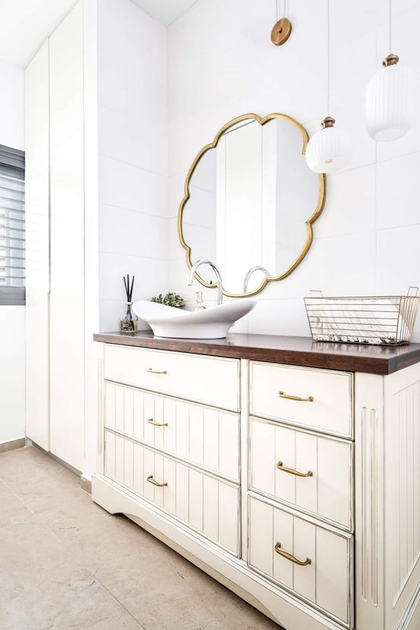 Blush and Steel Family Apartment — custom kitchens, built-ins & wall units, wall paneling, bathroom vanities by iKitchen Cabinetry, view 14