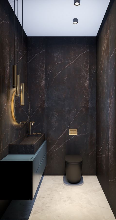 Brass Niche House — built-ins & wall units, wall paneling, bathroom vanities by iKitchen Cabinetry, view 13