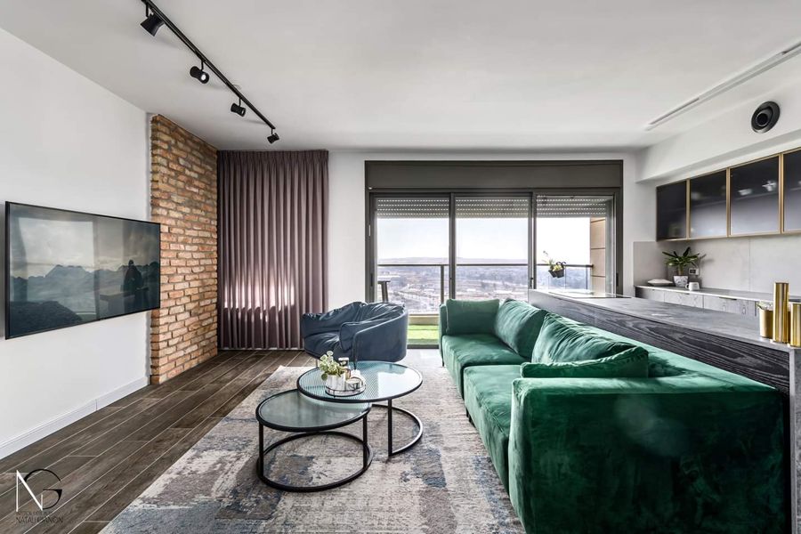 Brick and Brass Apartment — custom kitchens, built-ins & wall units, bathroom vanities by iKitchen Cabinetry, view 9