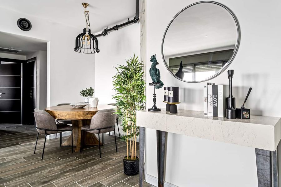 Brick and Brass Apartment — custom kitchens, built-ins & wall units, bathroom vanities by iKitchen Cabinetry, view 14