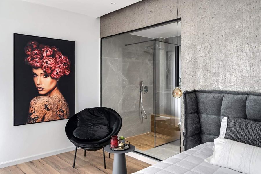 Champagne and Stone Apartment — custom kitchens, built-ins & wall units, bathroom vanities by iKitchen Cabinetry, view 14