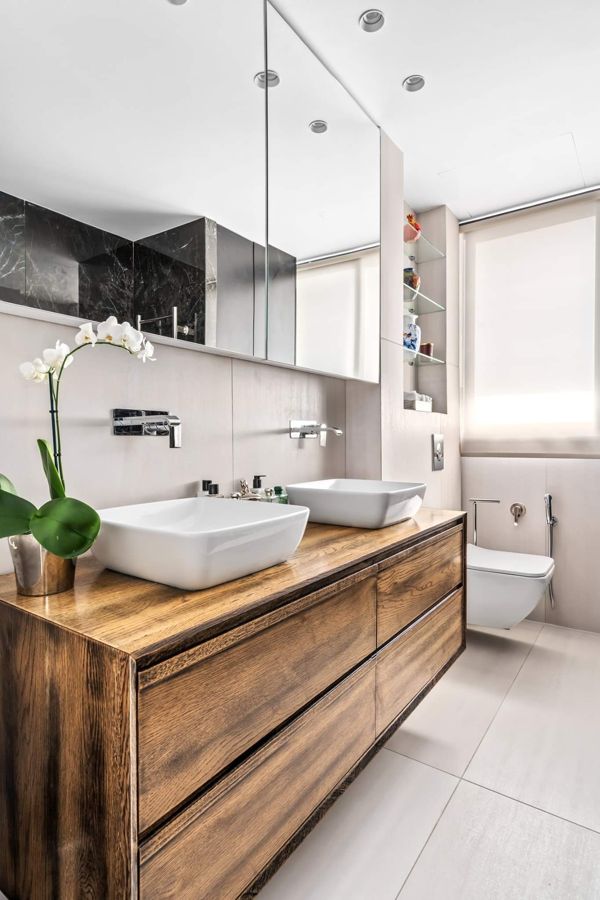 Concrete Volume Apartment — custom kitchens, built-ins & wall units, bathroom vanities by iKitchen Cabinetry, view 9