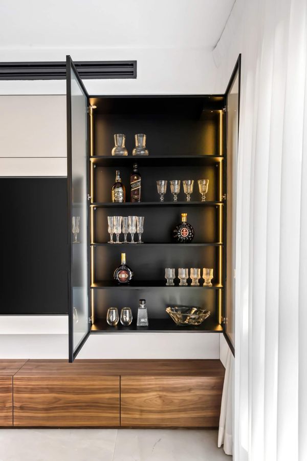 Cream and Walnut Apartment — custom kitchens, built-ins & wall units by iKitchen Cabinetry, view 13