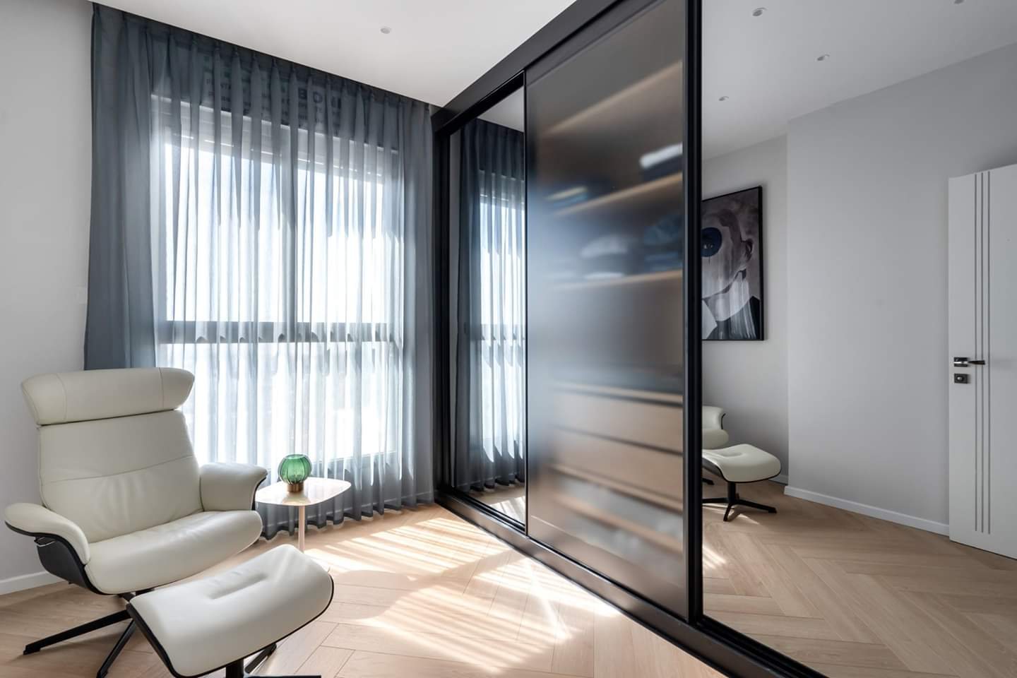 Crittall Glass Apartment — walk-in closets by iKitchen Cabinetry
