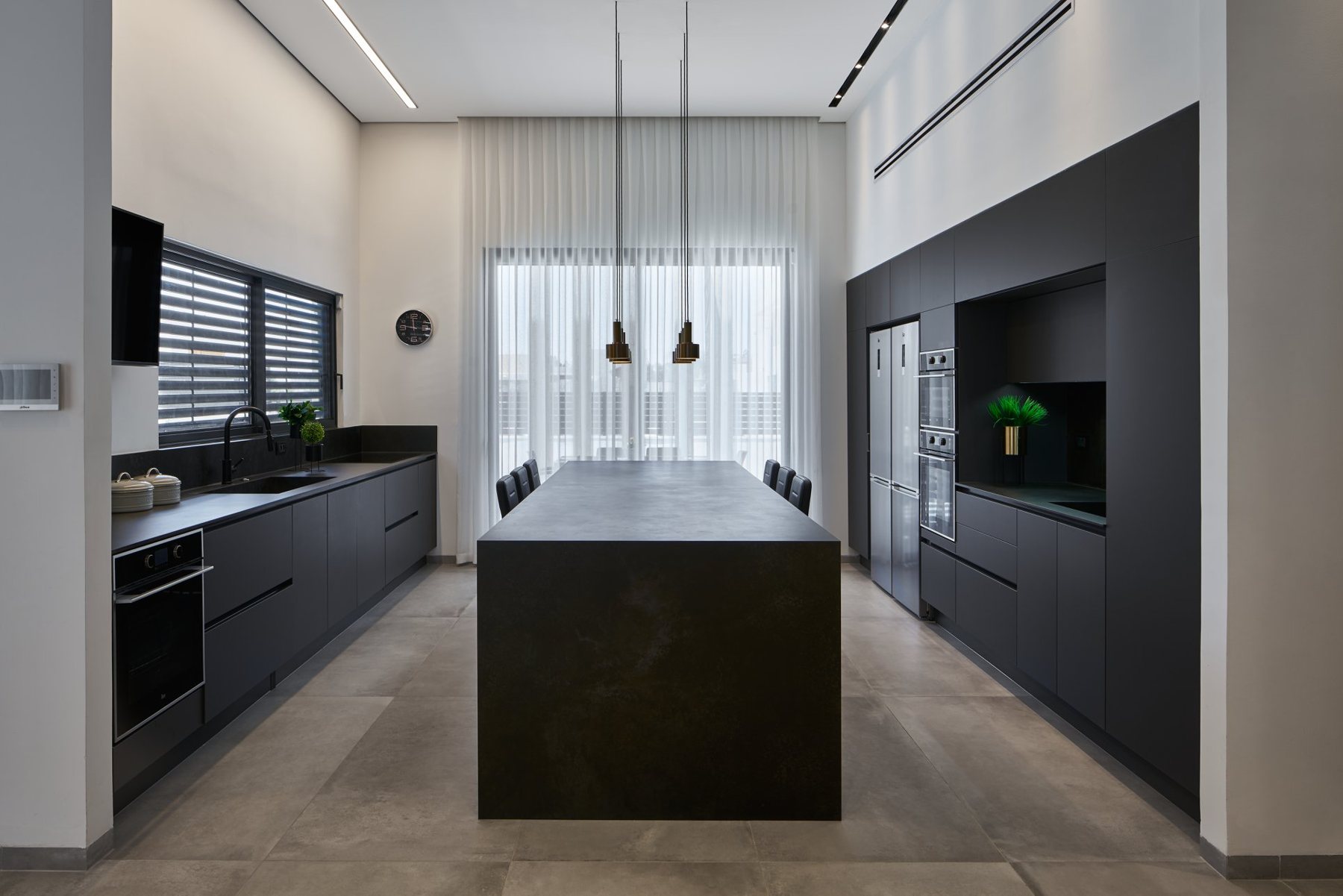 Emerald and Brass Residence — custom kitchens, built-ins & wall units, bathroom vanities, walk-in closets by iKitchen Cabinetry