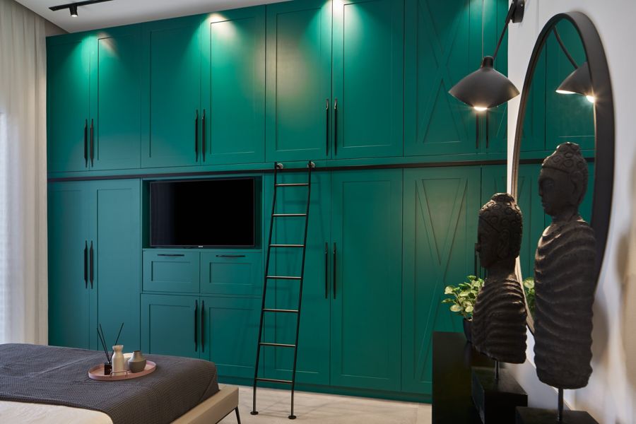 Emerald and Brass Residence — custom kitchens, built-ins & wall units, bathroom vanities, walk-in closets by iKitchen Cabinetry, view 14