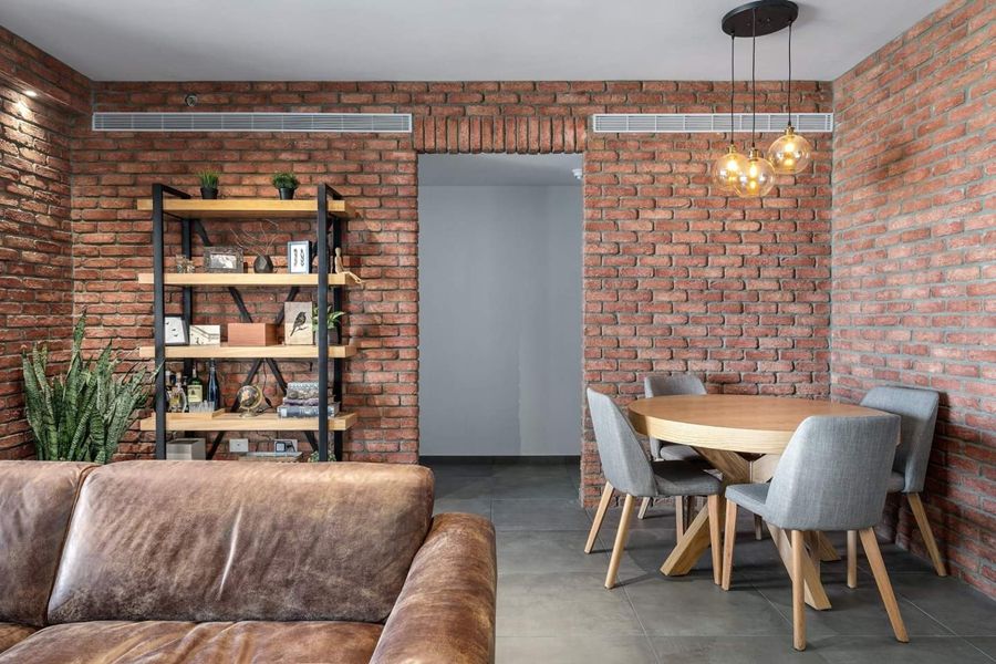 Exposed Brick Loft — built-ins & wall units, bathroom vanities by iKitchen Cabinetry, view 4