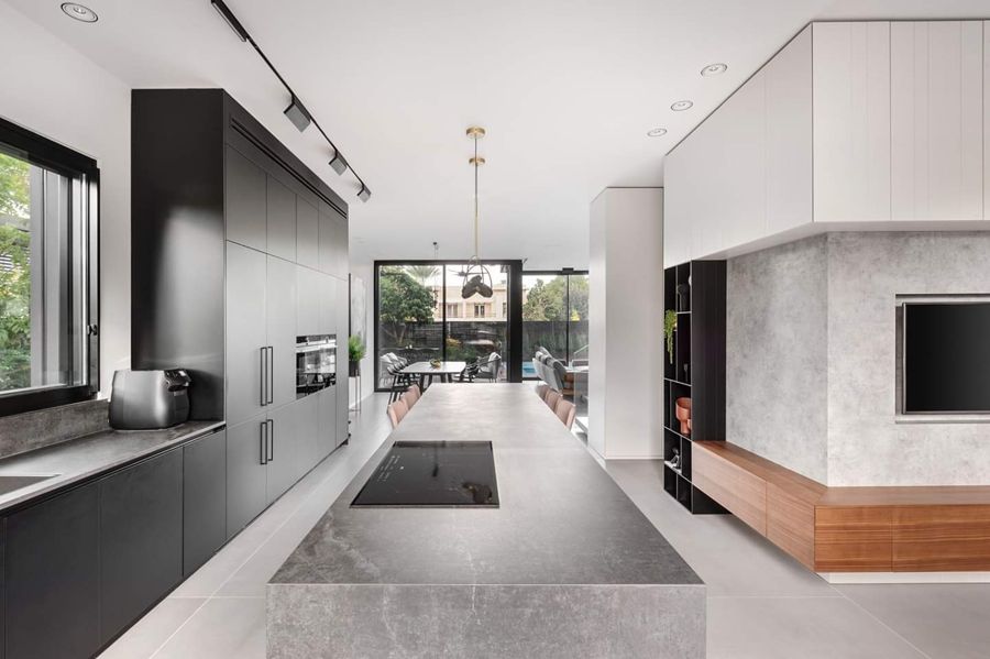 Floating Stair Villa — custom kitchens, built-ins & wall units, wall paneling by iKitchen Cabinetry, view 7