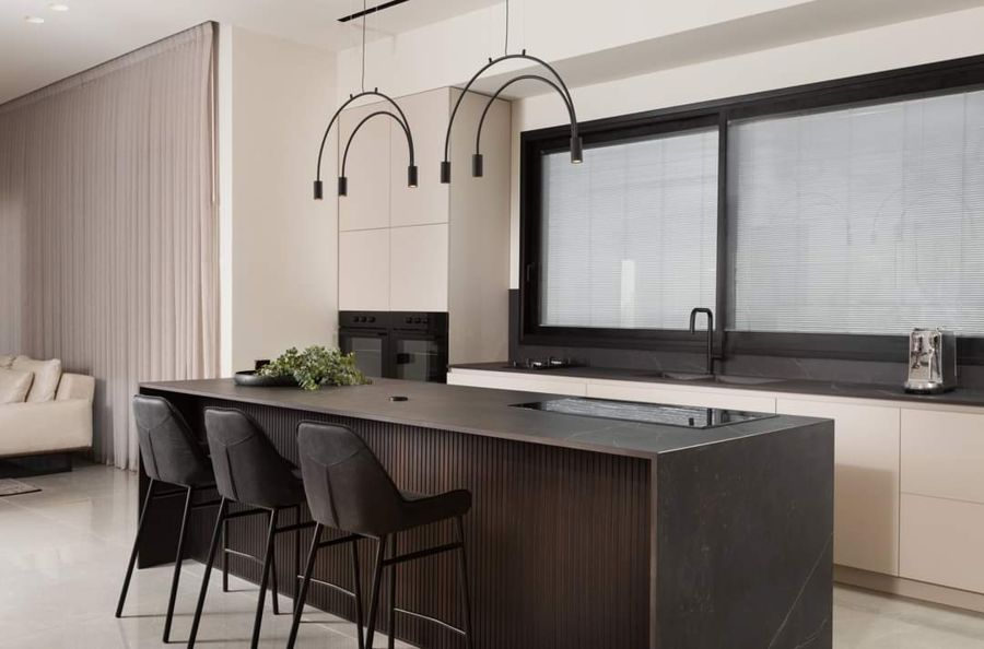 Fluted Walnut Penthouse — custom kitchens, built-ins & wall units, bathroom vanities, walk-in closets by iKitchen Cabinetry, view 3