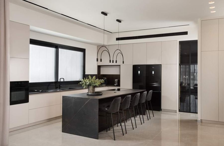 Fluted Walnut Penthouse — custom kitchens, built-ins & wall units, bathroom vanities, walk-in closets by iKitchen Cabinetry, view 5