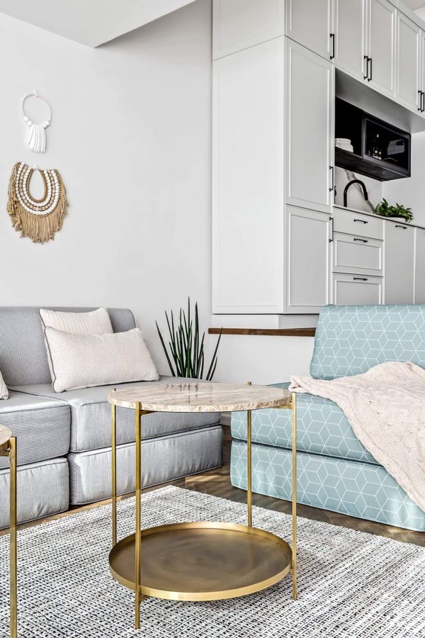 Fretwork and Blush Duplex — custom kitchens, built-ins & wall units, wall paneling, bathroom vanities by iKitchen Cabinetry, view 4