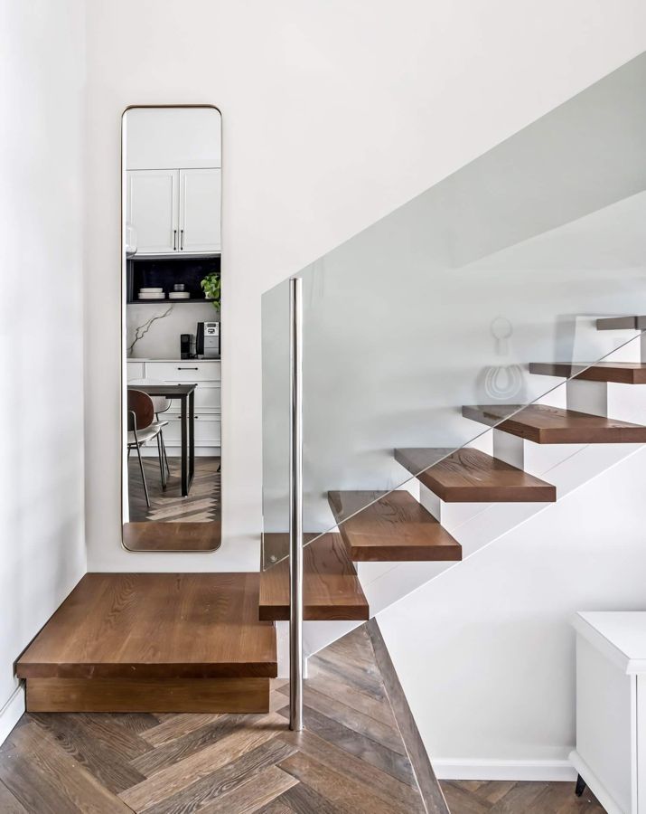Fretwork and Blush Duplex — custom kitchens, built-ins & wall units, wall paneling, bathroom vanities by iKitchen Cabinetry, view 8