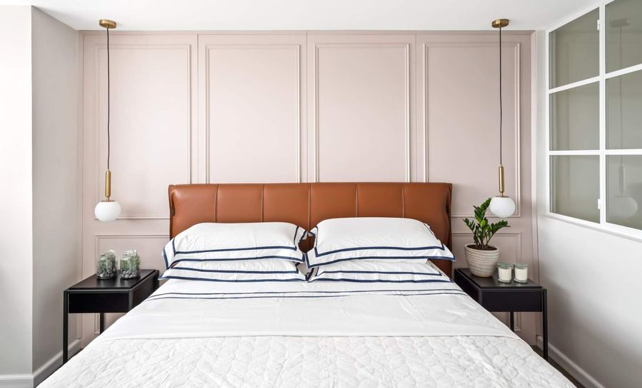 Fretwork and Blush Duplex — custom kitchens, built-ins & wall units, wall paneling, bathroom vanities by iKitchen Cabinetry, view 10