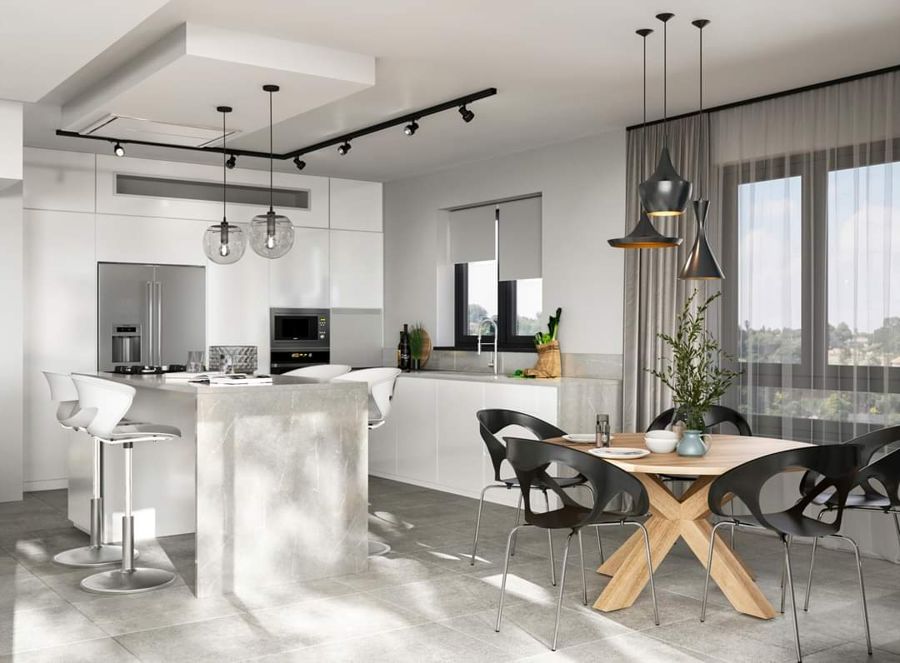 Garden Pavilion House — custom kitchens, built-ins & wall units, bathroom vanities, wall paneling by iKitchen Cabinetry