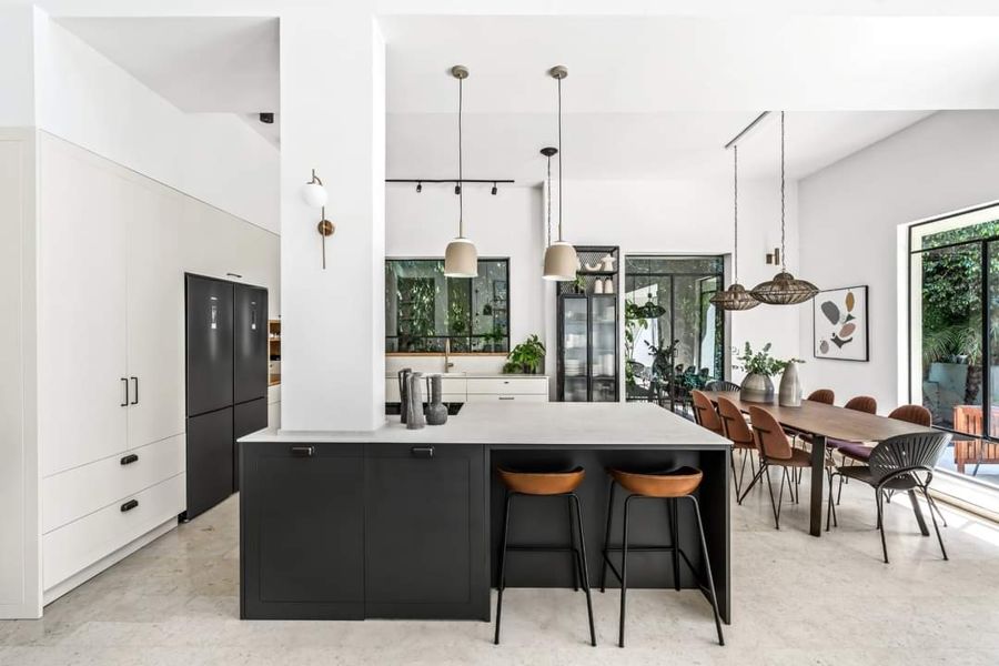 Garden Pavilion House — custom kitchens, built-ins & wall units, bathroom vanities, wall paneling by iKitchen Cabinetry, view 2