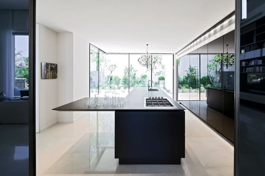 Glass Pavilion Villa — custom kitchens, built-ins & wall units by iKitchen Cabinetry