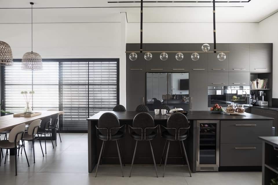Grey Banquette Apartment — custom kitchens, built-ins & wall units, wall paneling, bathroom vanities, walk-in closets by iKitchen Cabinetry
