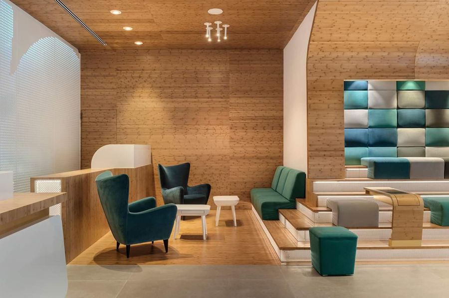 IQOS Flagship — commercial cabinetry, built-ins & wall units, wall paneling by iKitchen Cabinetry