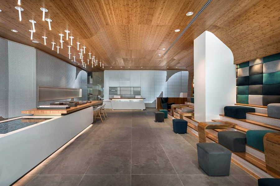 IQOS Flagship — commercial cabinetry, built-ins & wall units, wall paneling by iKitchen Cabinetry, view 10