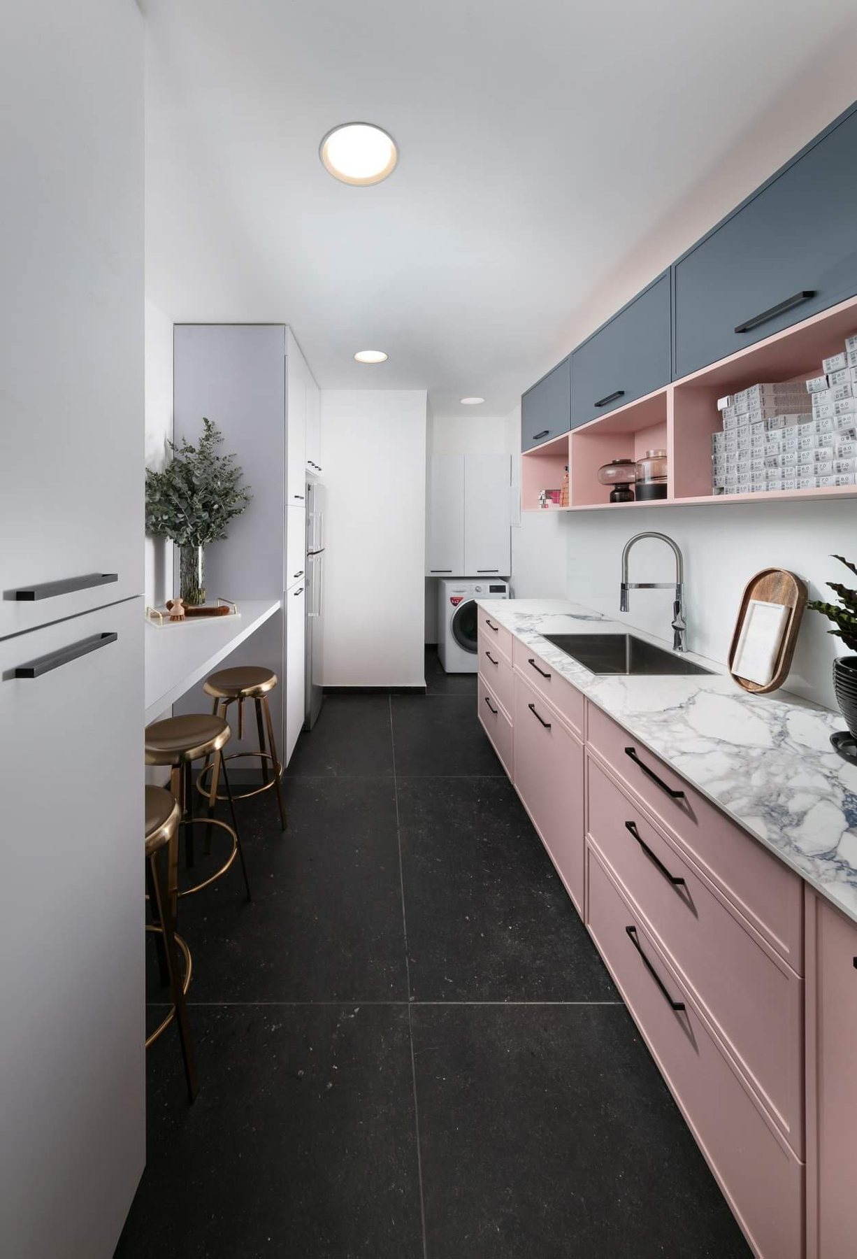 Marble Reception Salon — commercial cabinetry, built-ins & wall units, walk-in closets by iKitchen Cabinetry