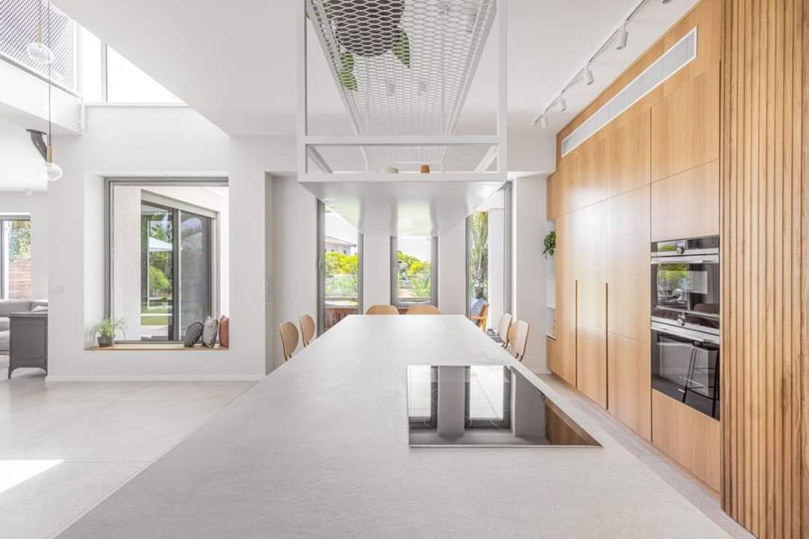 Oak and Terrazzo Family House — custom kitchens, built-ins & wall units, bathroom vanities, walk-in closets by iKitchen Cabinetry, view 5