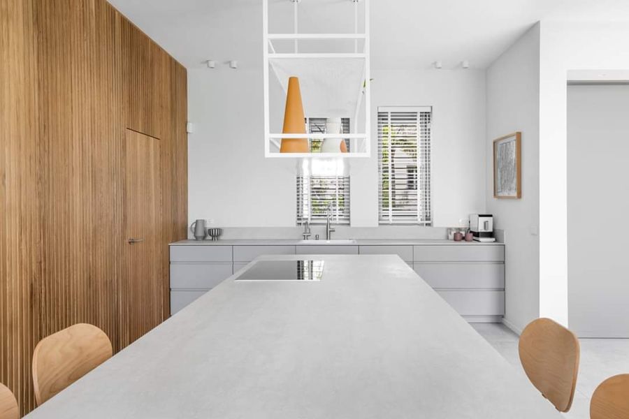 Oak and Terrazzo Family House — custom kitchens, built-ins & wall units, bathroom vanities, walk-in closets by iKitchen Cabinetry, view 6