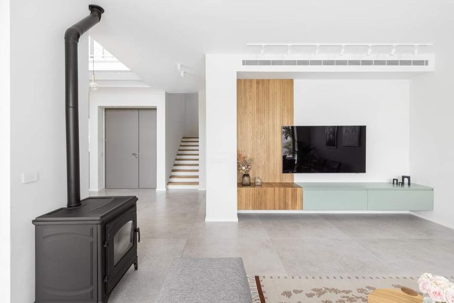 Oak and Terrazzo Family House — custom kitchens, built-ins & wall units, bathroom vanities, walk-in closets by iKitchen Cabinetry, view 8