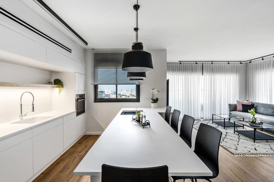Oak Inlay Family Apartment — custom kitchens, built-ins & wall units, bathroom vanities by iKitchen Cabinetry, view 4