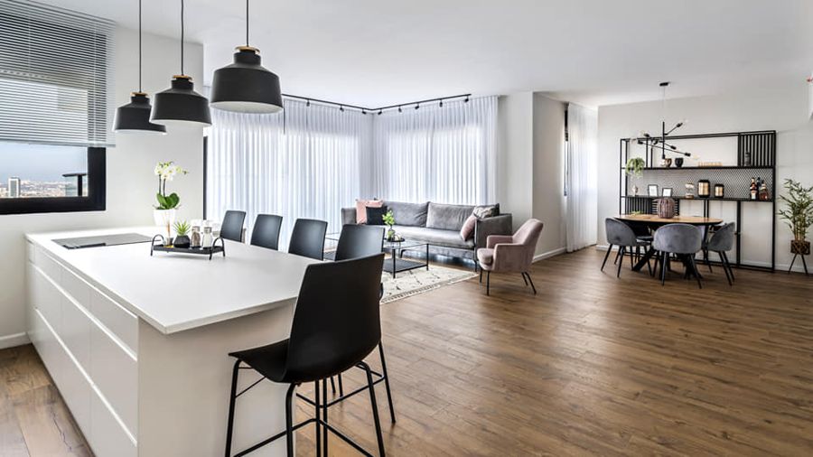 Oak Inlay Family Apartment — custom kitchens, built-ins & wall units, bathroom vanities by iKitchen Cabinetry, view 6