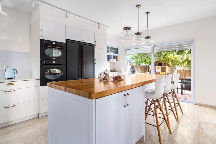 Oak Shelf Scandi House — custom kitchens, built-ins & wall units, bathroom vanities by iKitchen Cabinetry