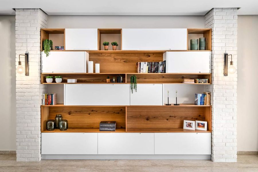 Oak Shelf Scandi House — custom kitchens, built-ins & wall units, bathroom vanities by iKitchen Cabinetry, view 3