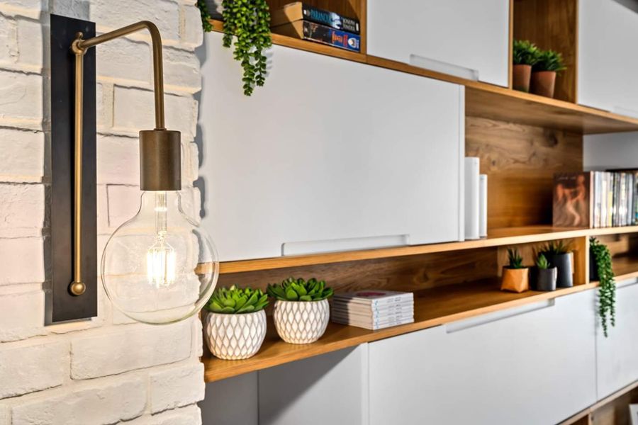Oak Shelf Scandi House — custom kitchens, built-ins & wall units, bathroom vanities by iKitchen Cabinetry, view 6