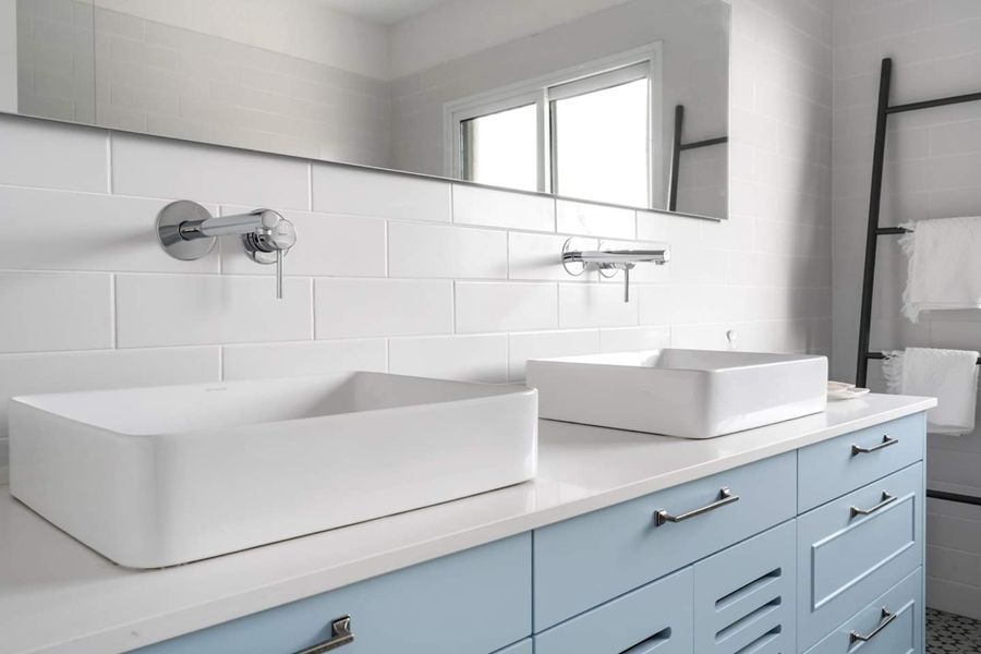 Oak Shelf Scandi House — custom kitchens, built-ins & wall units, bathroom vanities by iKitchen Cabinetry, view 13
