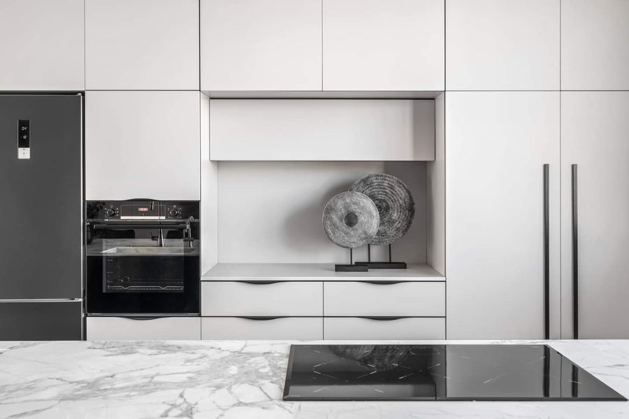 Open Stair House — custom kitchens, built-ins & wall units, bathroom vanities, wall paneling by iKitchen Cabinetry, view 3