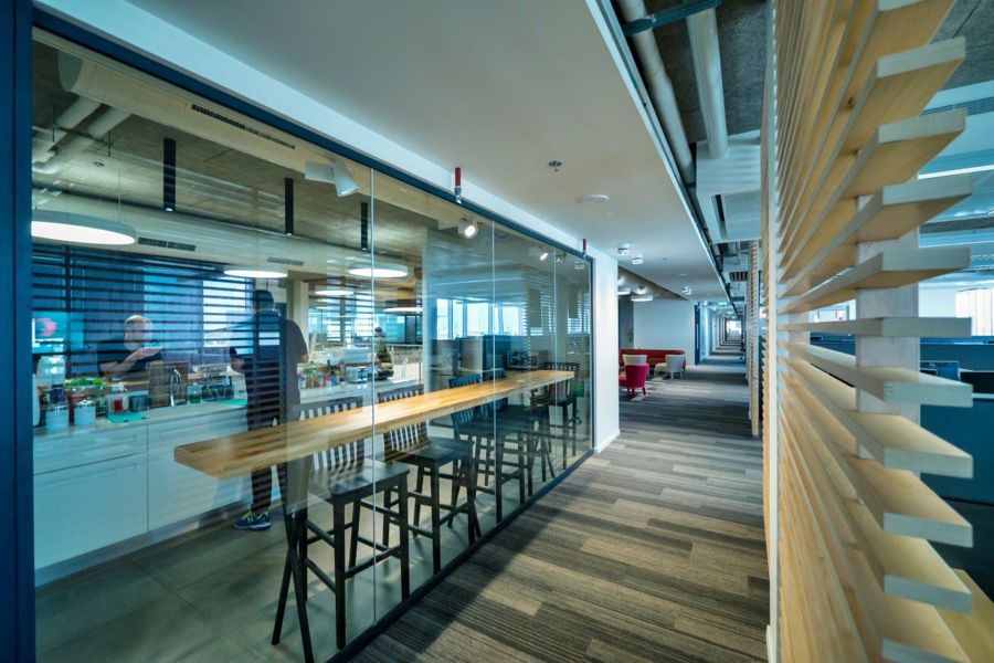 Perion Offices — commercial cabinetry, built-ins & wall units by iKitchen Cabinetry, view 2
