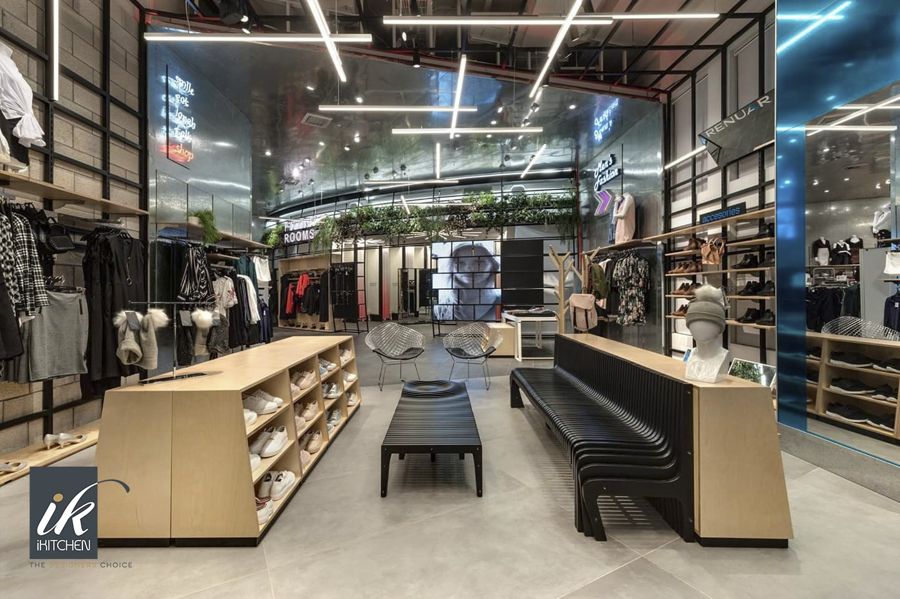 Renuar Flagship Store — commercial cabinetry, built-ins & wall units, wall paneling by iKitchen Cabinetry, view 3
