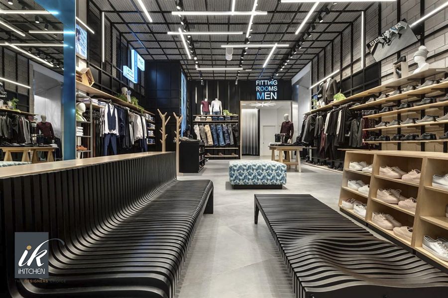 Renuar Flagship Store — commercial cabinetry, built-ins & wall units, wall paneling by iKitchen Cabinetry, view 5