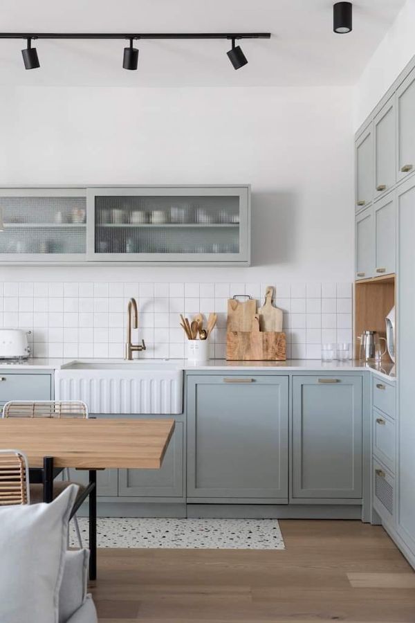Sage Shaker Apartment — custom kitchens, built-ins & wall units by iKitchen Cabinetry, view 2