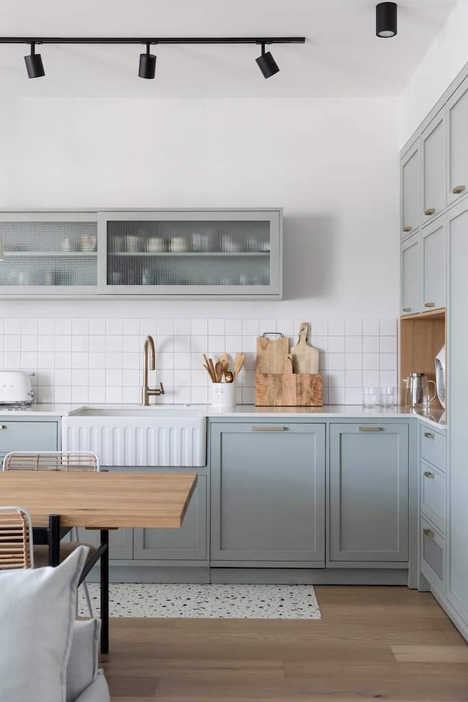 Sage Shaker Apartment — custom kitchens by iKitchen Cabinetry