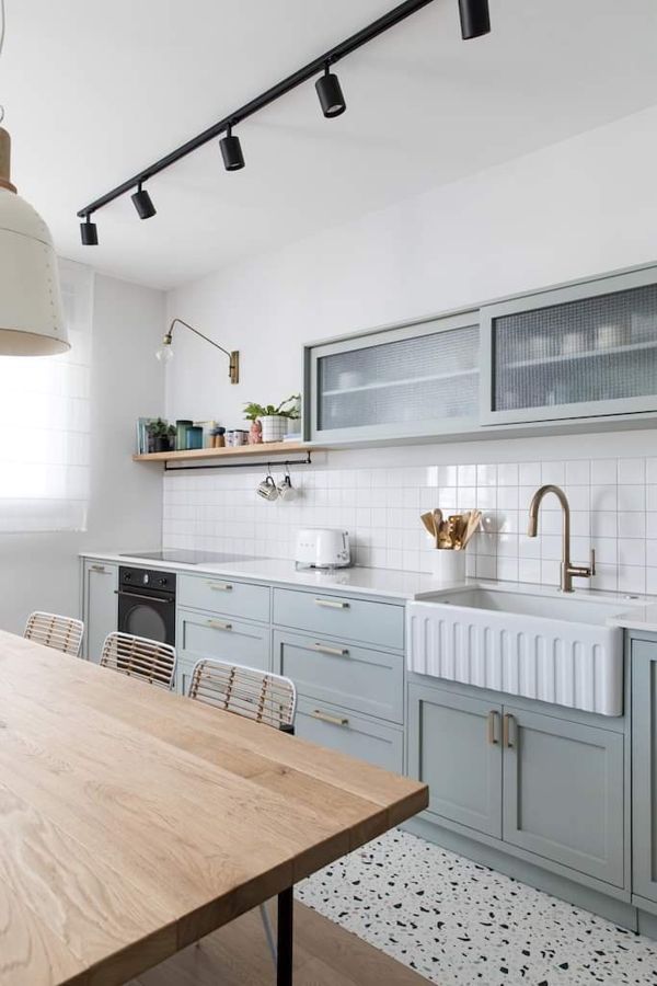 Sage Shaker Apartment — custom kitchens, built-ins & wall units by iKitchen Cabinetry, view 3