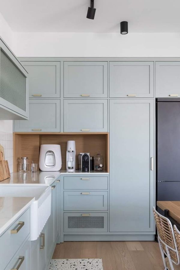 Sage Shaker Apartment — custom kitchens, built-ins & wall units by iKitchen Cabinetry, view 5