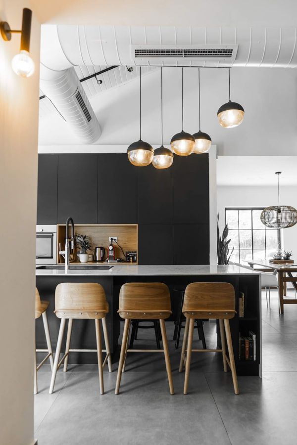 Slat Screen House — custom kitchens, built-ins & wall units, wall paneling, bathroom vanities by iKitchen Cabinetry, view 3