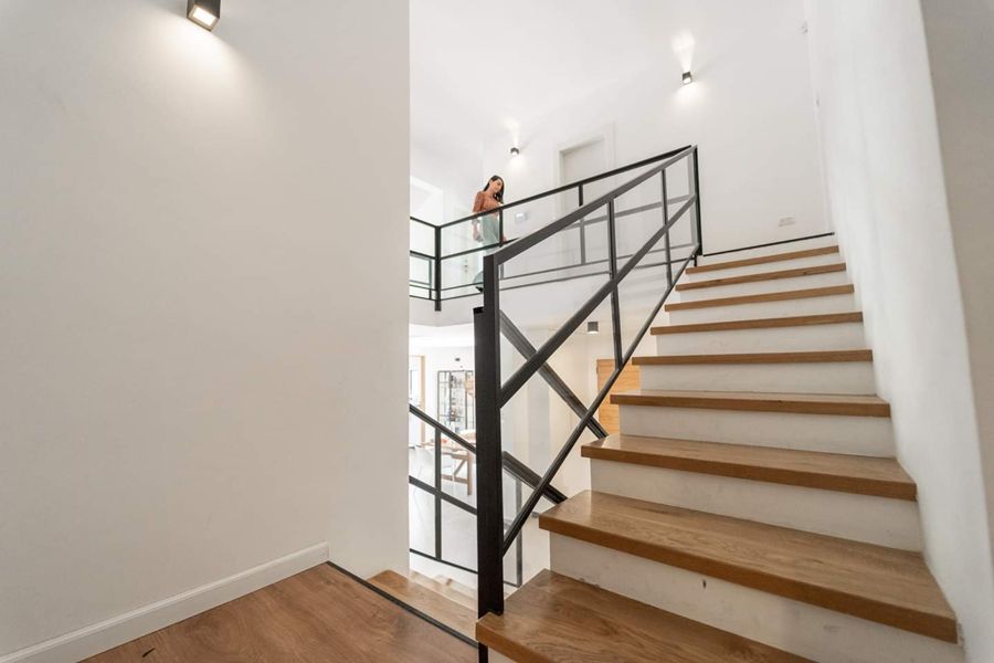 Slat Screen House — custom kitchens, built-ins & wall units, wall paneling, bathroom vanities by iKitchen Cabinetry, view 12