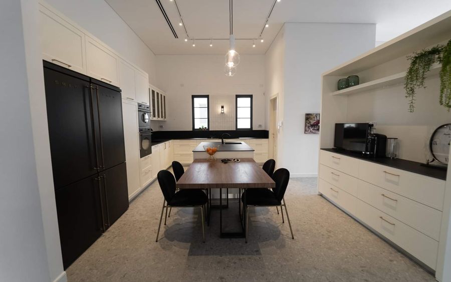 Steel & Oak Villa — custom kitchens, built-ins & wall units, wall paneling, bathroom vanities, walk-in closets by iKitchen Cabinetry, view 6