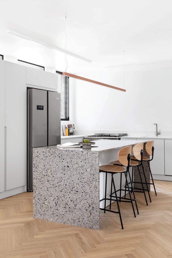 Terrazzo Island Apartment — custom kitchens, built-ins & wall units, bathroom vanities by iKitchen Cabinetry, view 5