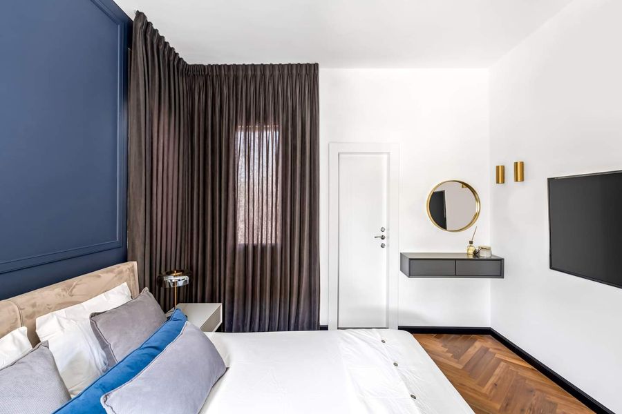 Walnut and Slate Apartment — custom kitchens, built-ins & wall units, bathroom vanities by iKitchen Cabinetry, view 14