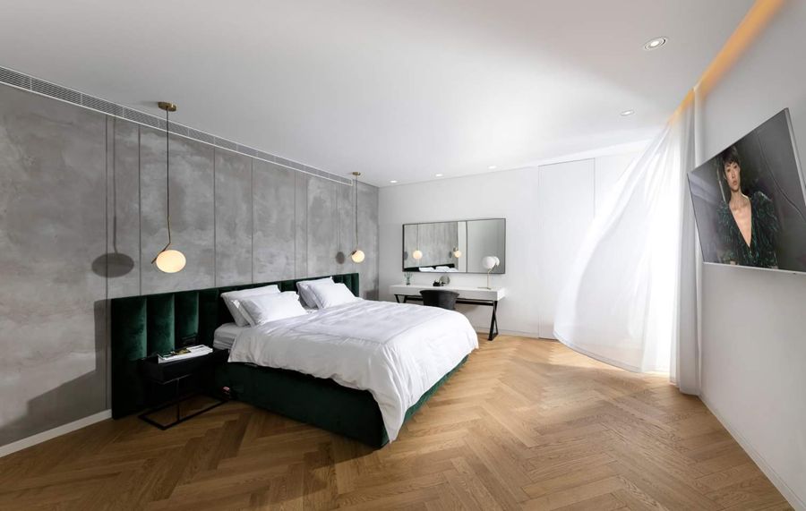 White Marble House — custom kitchens, built-ins & wall units, wall paneling, bathroom vanities by iKitchen Cabinetry, view 14
